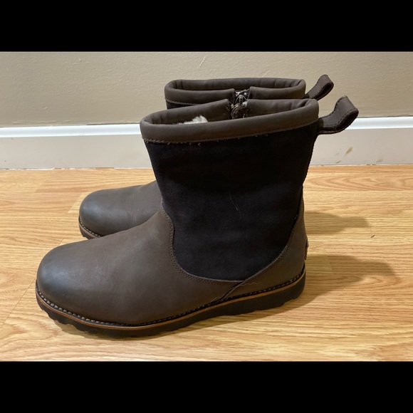 UGG Men’s Hendren TI Sherpa lined winter boots - Picture 2 of 7